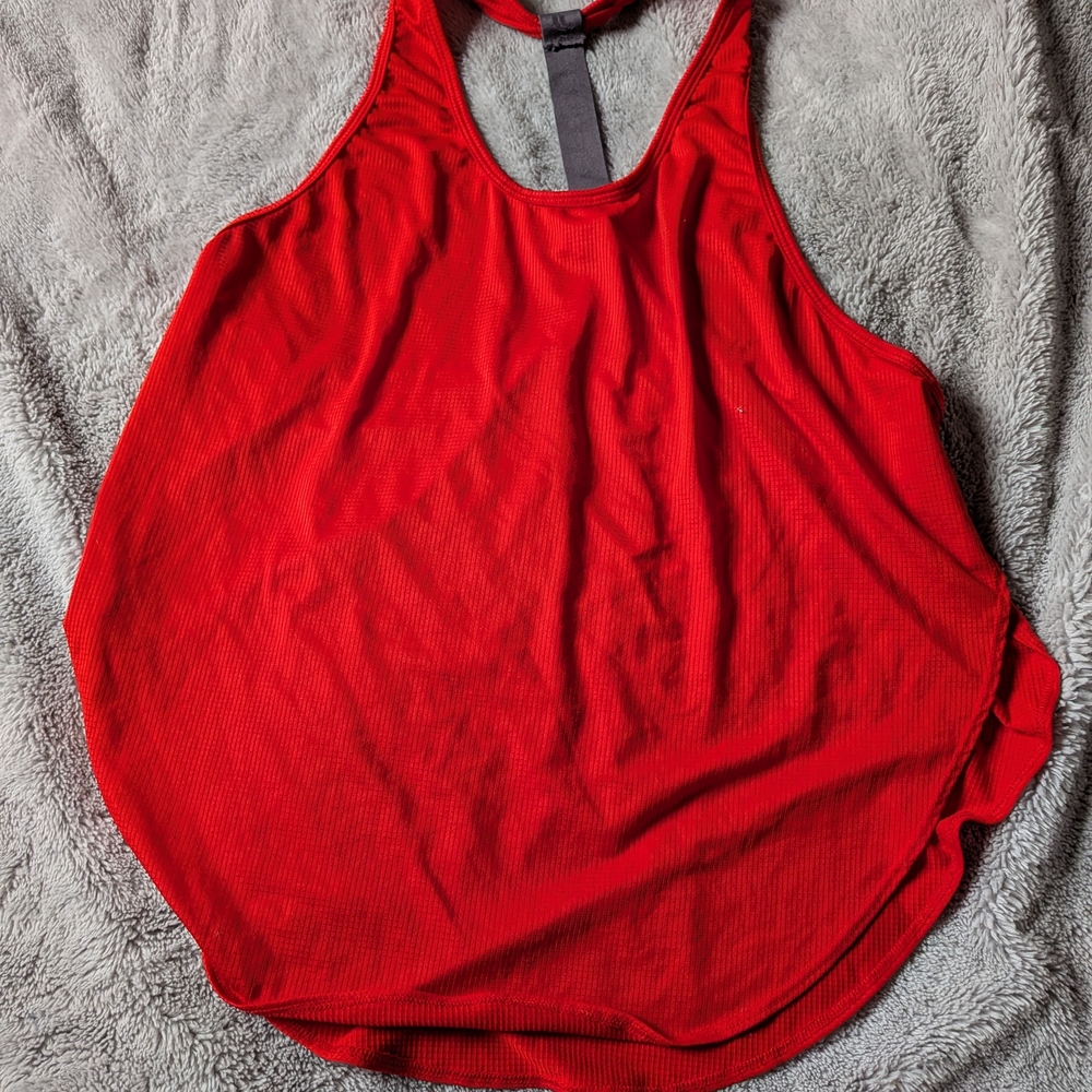 Fabletics Red Tank Top